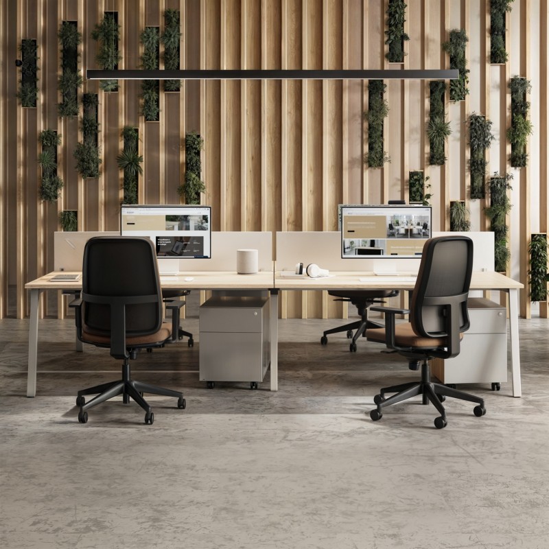 Mesa Bench multiposto Olena Silver - Bikkom
