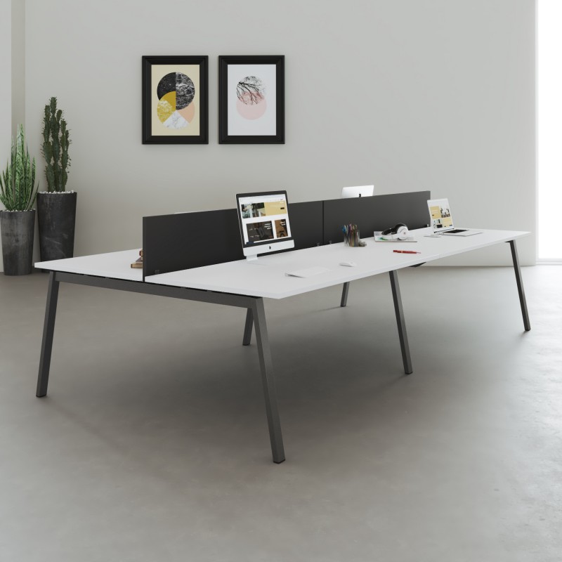 Mesa Bench multiposto Olena Grafite - Bikkom