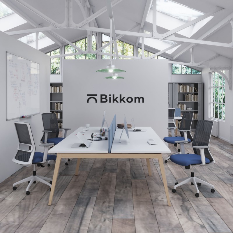 Mesa Bench multiposto Olena Wood - Bikkom