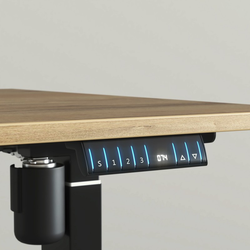 Mesa Elevável Elevia com Estrutura Preta