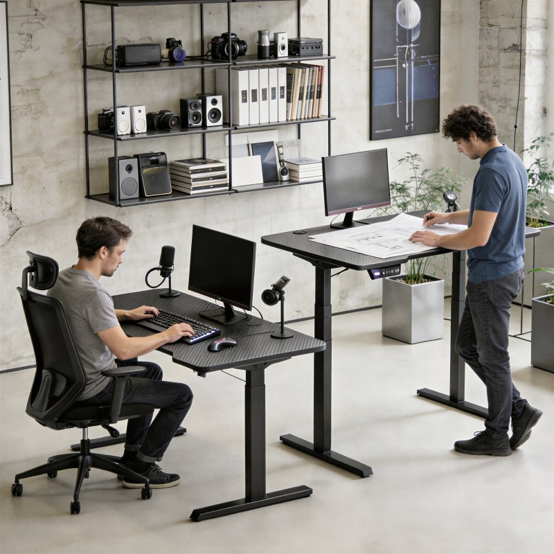 Mesa gaming preta Aero