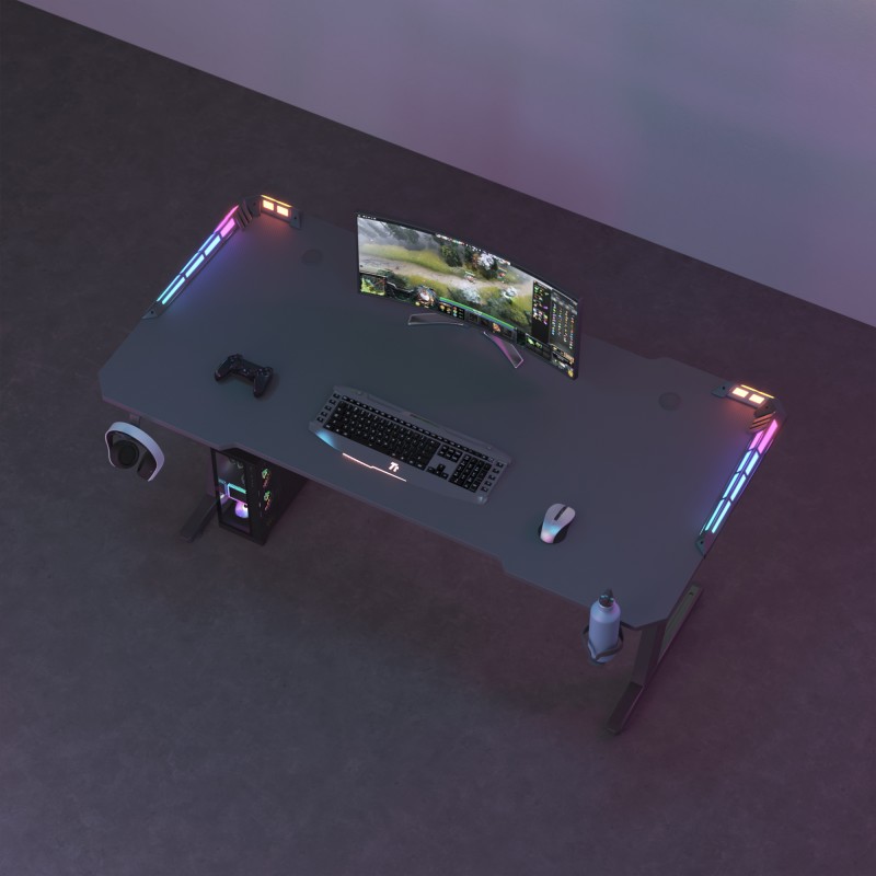 Mesa gaming preta Nexa Volt