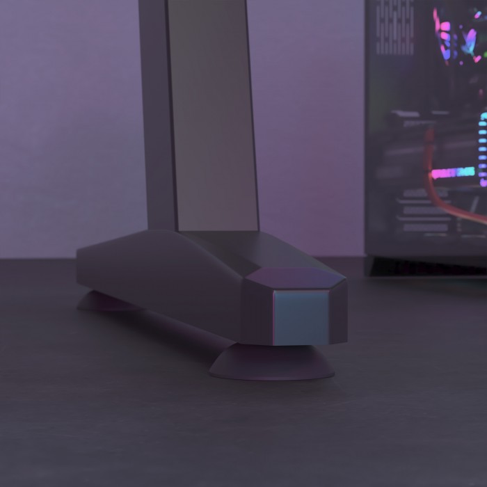 Detalhe da estrutura metálica Nexa Volt