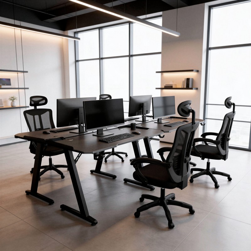 Mesa gaming com acessórios integrados Nexa Volt