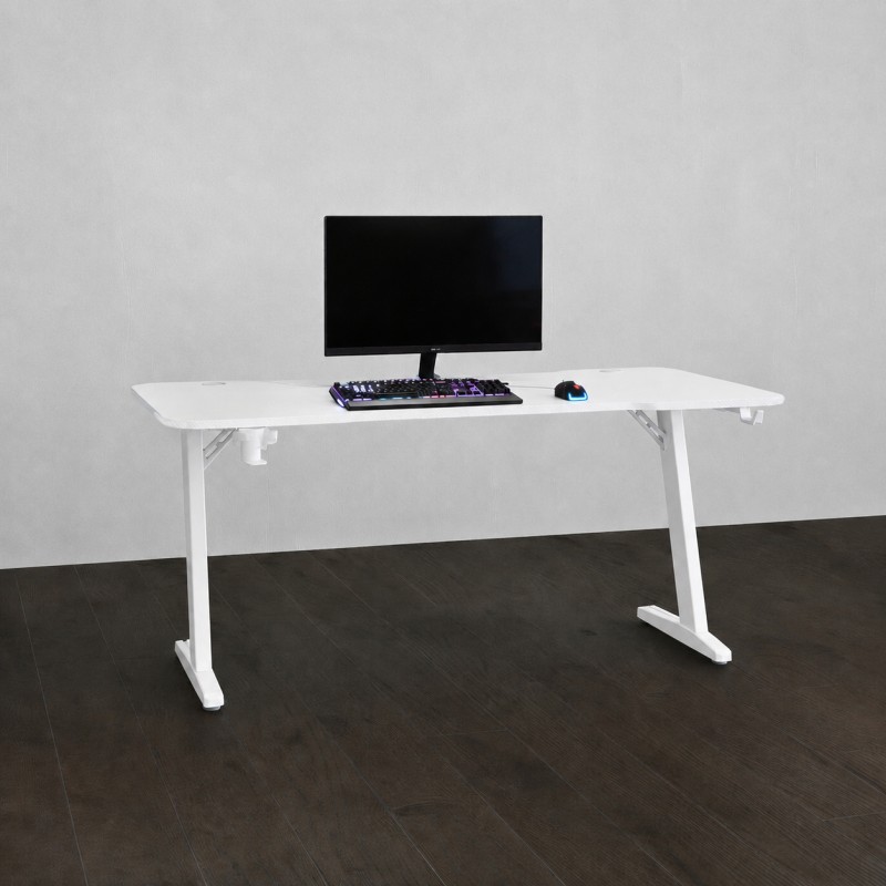 Mesa gaming branca Nexa Z