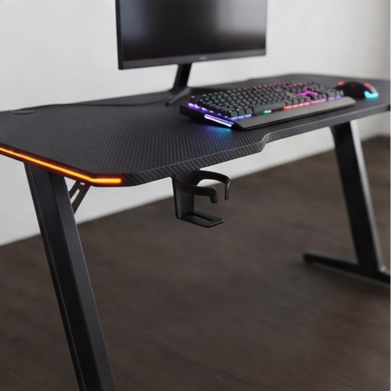 Mesa gaming com suporte para bebidas Nexa Z