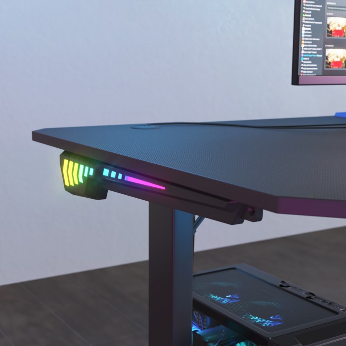 Mesa gaming com LED Nexa T