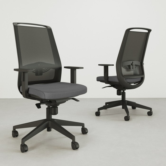 Cadeira de escritório ergonômica Silvana - Bikkom