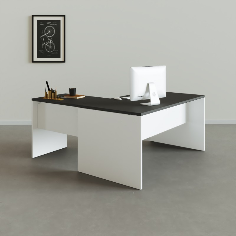Mesa de escritório em L Tarnos - Bikkom