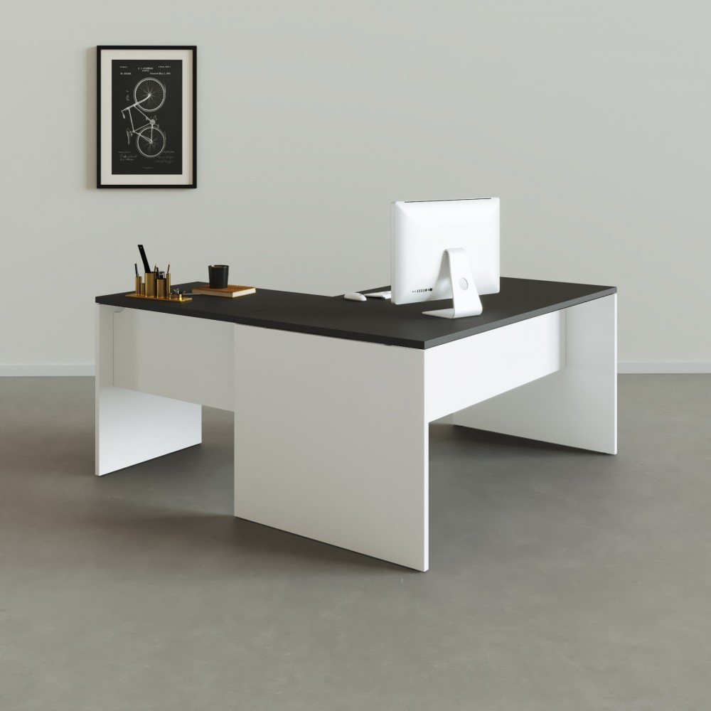 Mesa de escritório em L Tarnos - Bikkom