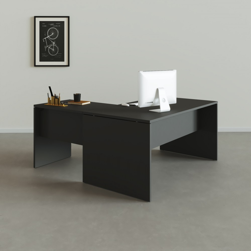 Mesa de escritório em L Tarnos - Bikkom