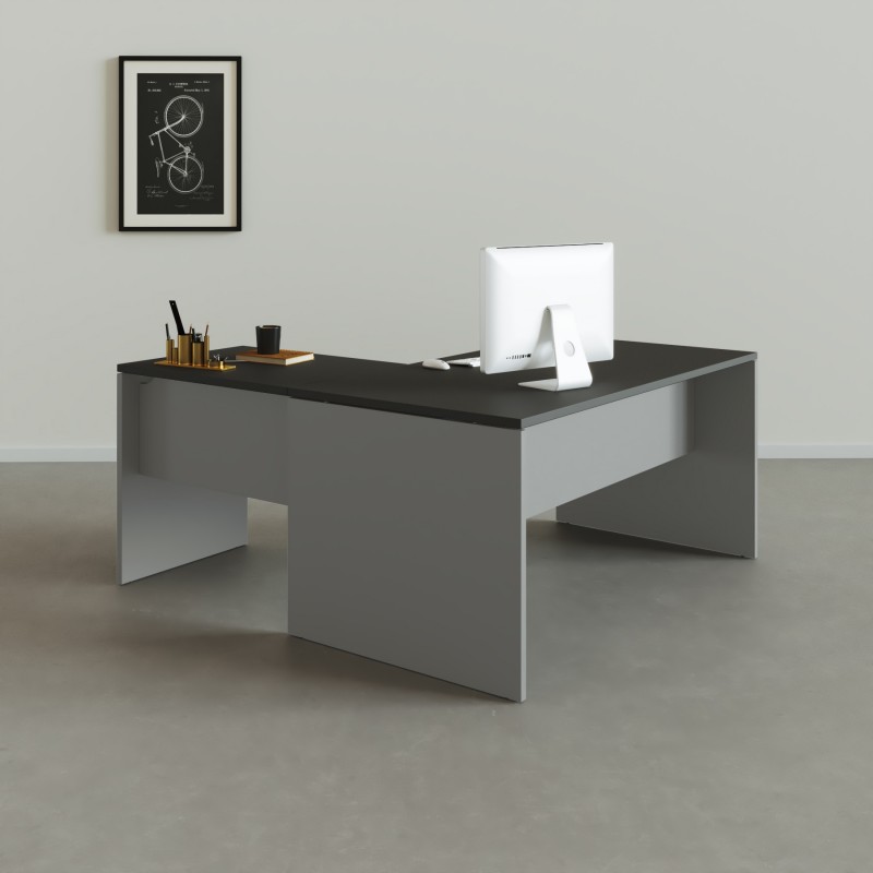 Mesa de escritório em L Tarnos - Bikkom