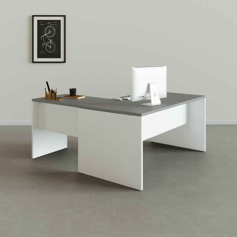 Mesa de escritório em L Tarnos - Bikkom