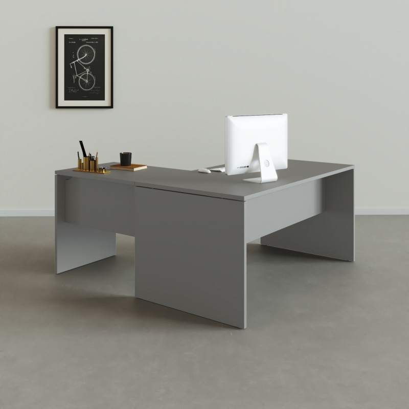 Mesa de escritório em L Tarnos - Bikkom