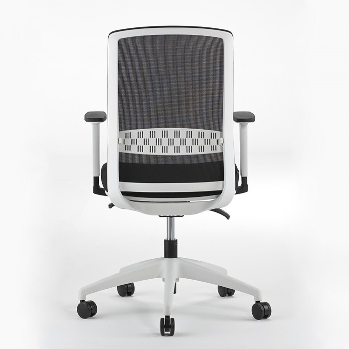 Cadeira de escritório ergonómica Gala branca