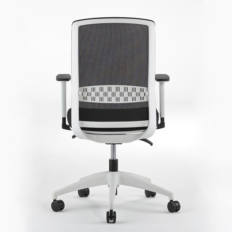 Cadeira de escritório ergonómica Gala branca