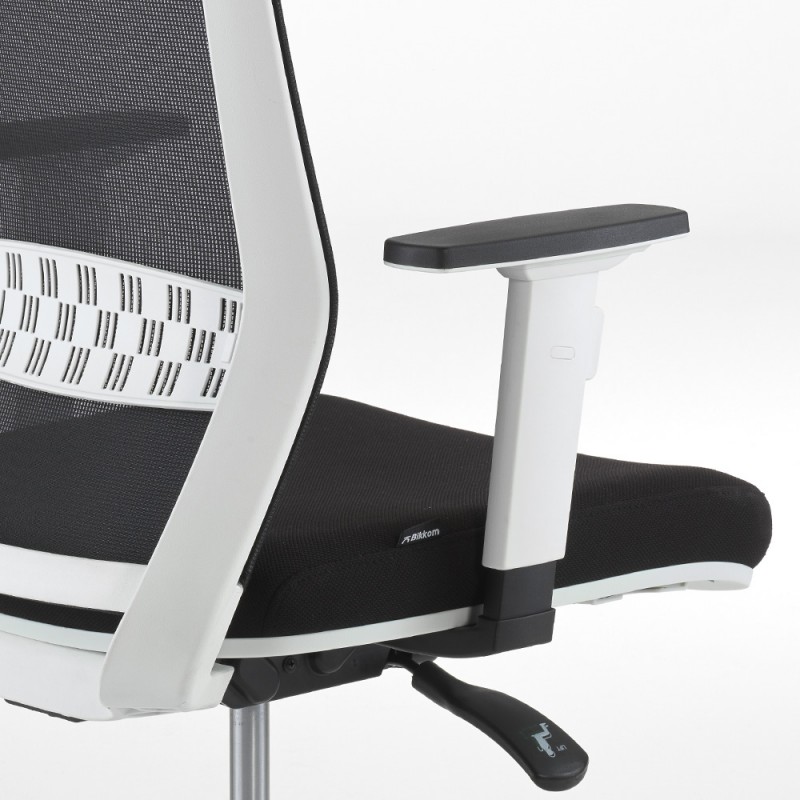 Cadeira de escritório ergonómica Gala branca