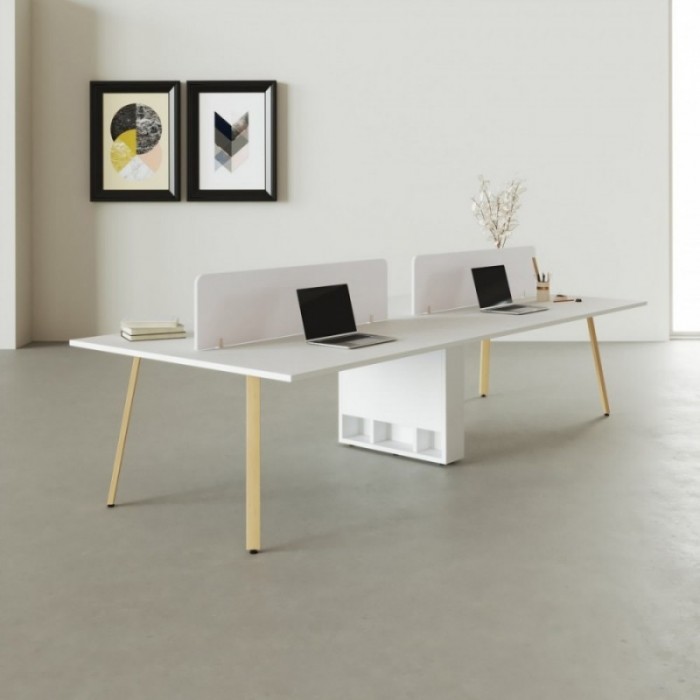 Mesa Bench multiposto Genius Wood - Bikkom