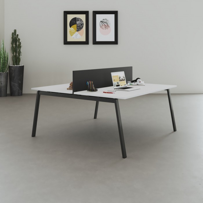 Mesa Bench multiposto Olena Grafite - Bikkom