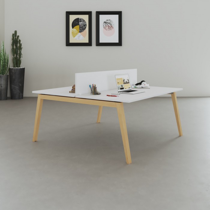 Mesa Bench multiposto Olena Wood - Bikkom