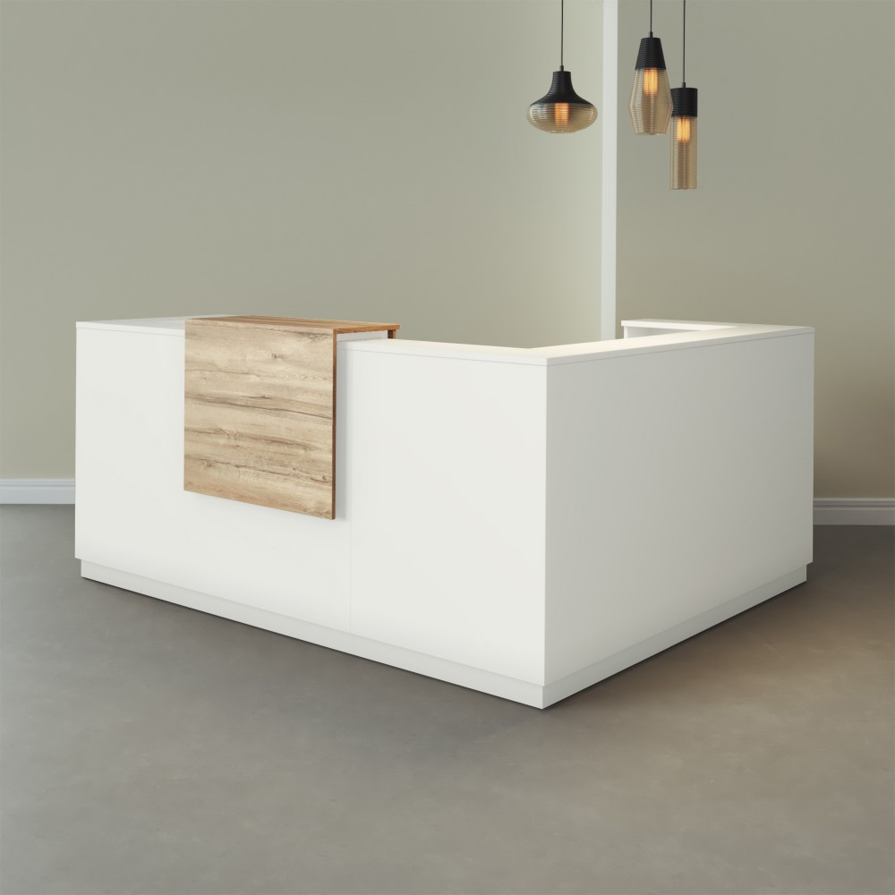 Balcão em L Duomo | Elegância para Receções – Bikkom