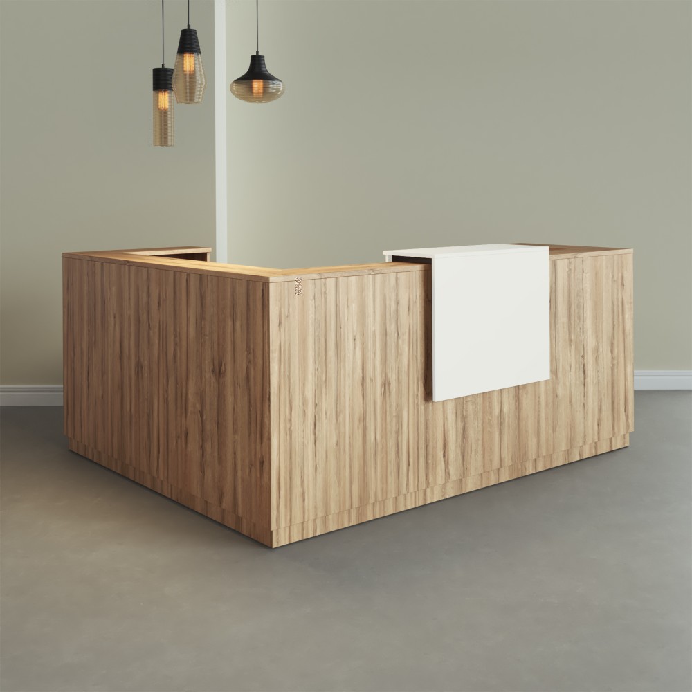 Balcão em L Duomo | Elegância para Receções – Bikkom