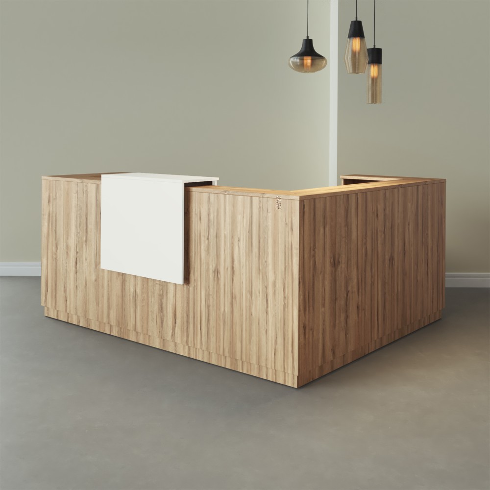 Balcão em L Duomo | Elegância para Receções – Bikkom