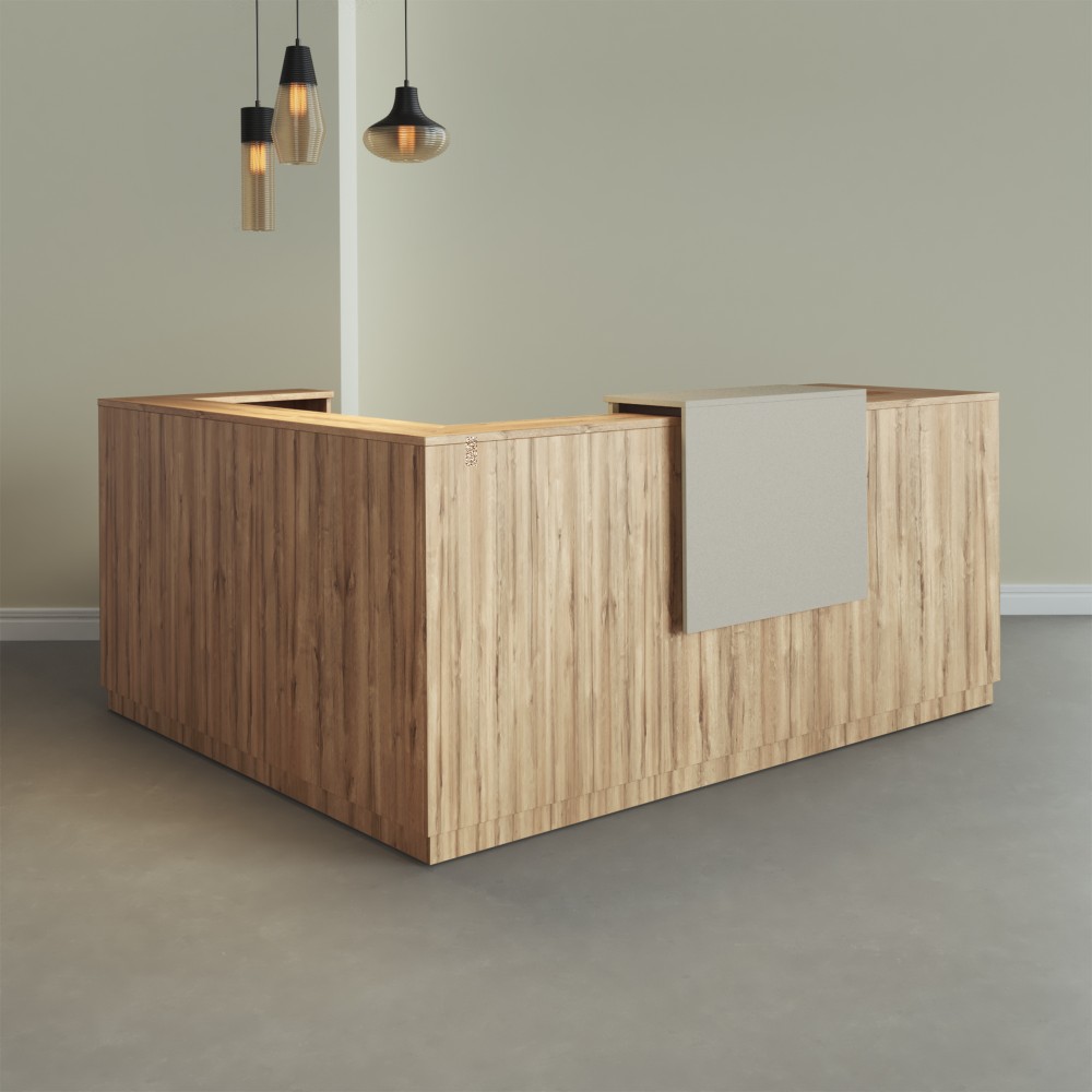 Balcão em L Duomo | Elegância para Receções – Bikkom