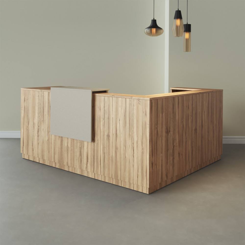 Balcão em L Duomo | Elegância para Receções – Bikkom