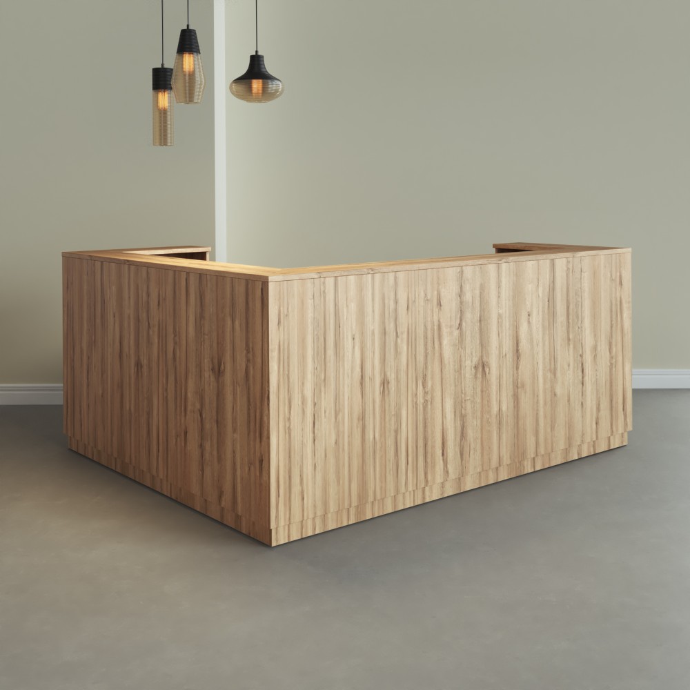 Balcão em L Duomo | Elegância para Receções – Bikkom