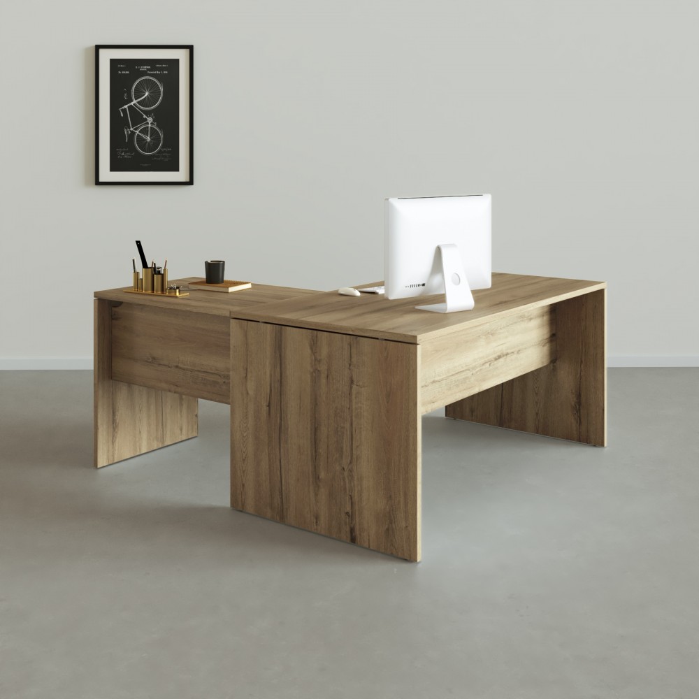 Mesa de escritório em L Tarnos - Bikkom