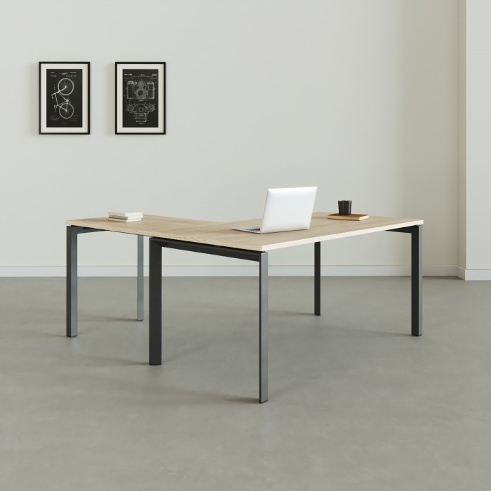 Mesa de escritório Estela em L - Bikkom