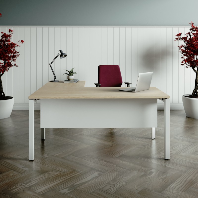 Mesa de escritório Estela em L - Bikkom