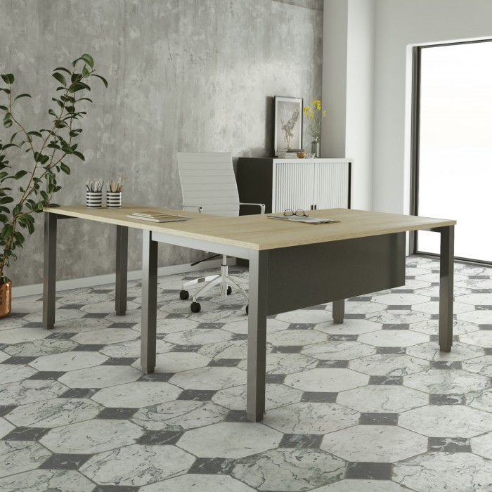 Mesa de escritório Estela em L - Bikkom
