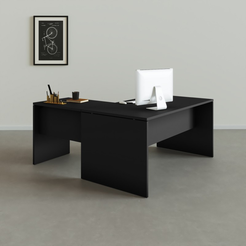 Mesa de escritório em L Tarnos - Bikkom
