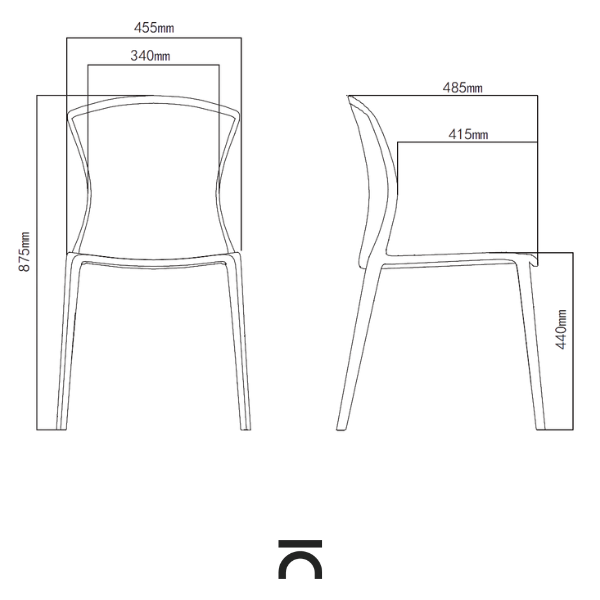 Cadeira polivalente Lina